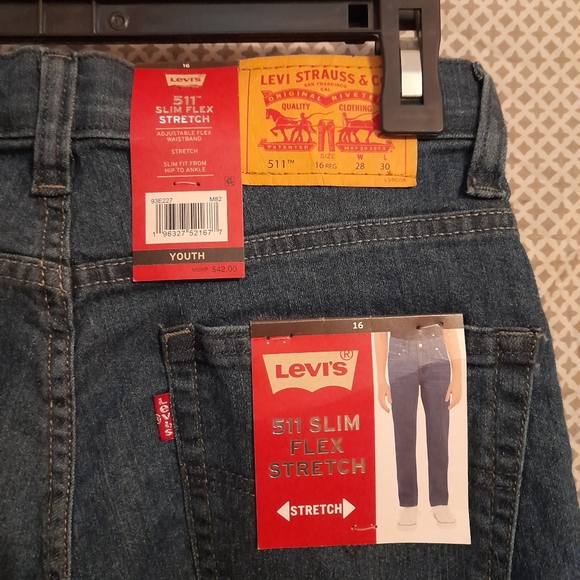 Levi's 511 Slim Flex Stretch Jeans - Picture 3 of 7